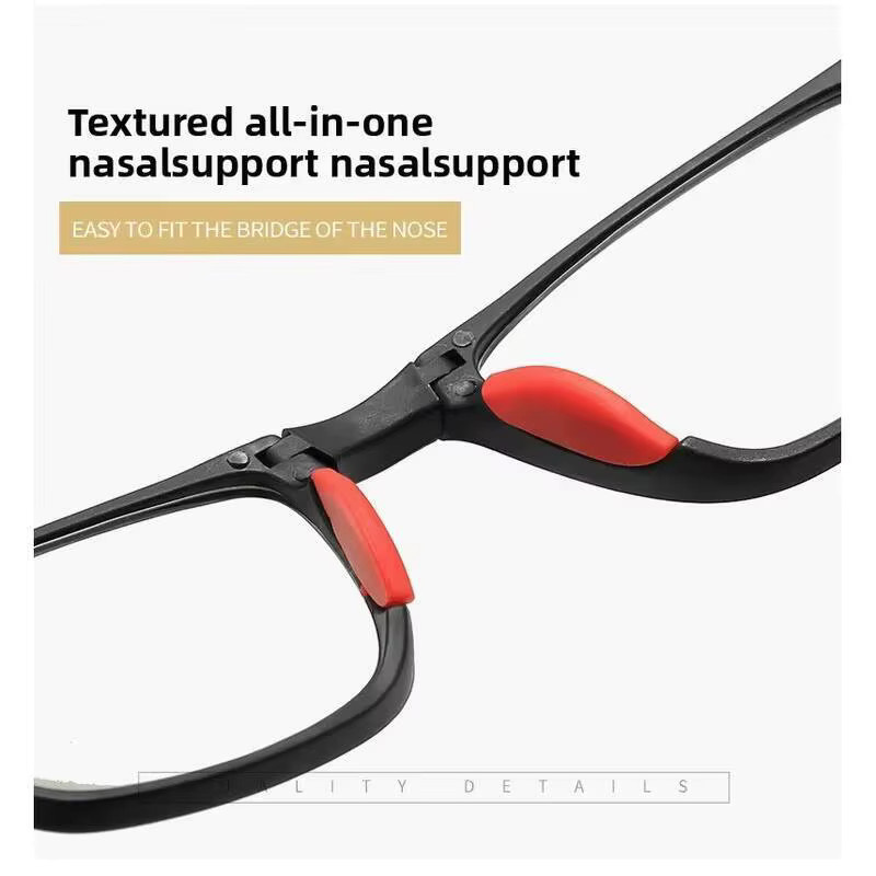 ZUXUB Lesebrille, Vollrand, rechteckig, Kunststoff, schwarz - Bild 3