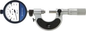 Helios Preisser Feinzeigermessschraube HM aus Edelstahl in Silber, Messflasche 0,001 mm, Messbereich 0-25 mm - Bild 1