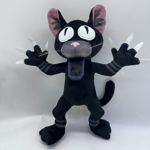Yiran toy 99 Nächte im Wald Die Katze, Plüschtier, Schwarz, 30cm, ab 18 Jahre - Bild 1