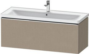 Duravit Waschtischunterschrank D-Neo wandhängend in Weiß und Beige, B/H/T: 118,4 x 45,2 x 44,0 cm - Bild 1