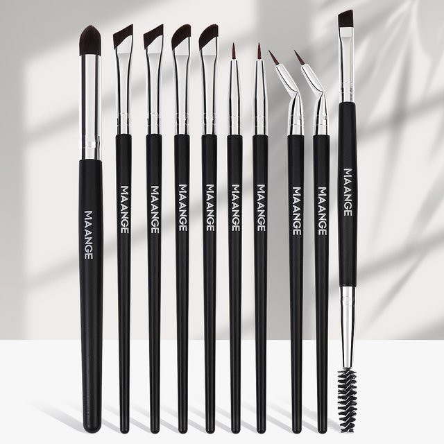 MAANGE Augen-Make-up-Pinsel-Set, 10-teilig, Unisex - Bild 1