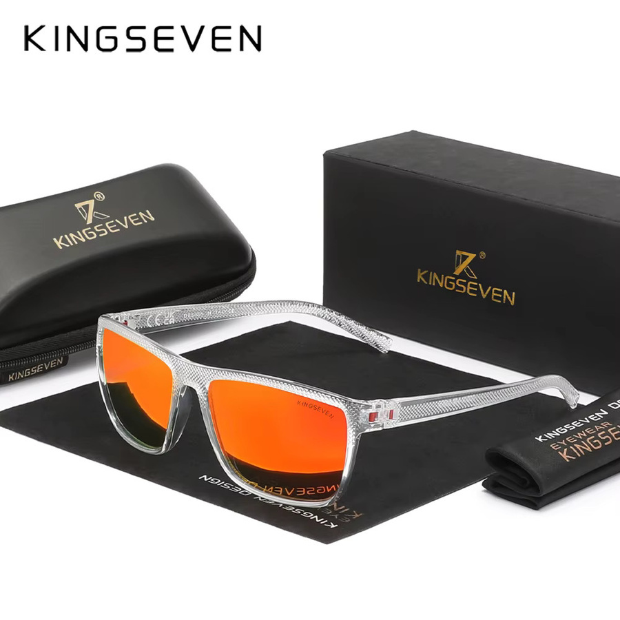 Kingseven Sonnenbrille, Vollrand, transparent, Damen, Kunststoff, polarisiert - Bild 2