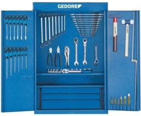 Gedore Werkzeugschrank mit Sortiment S 1400 G in Blau - Bild 1