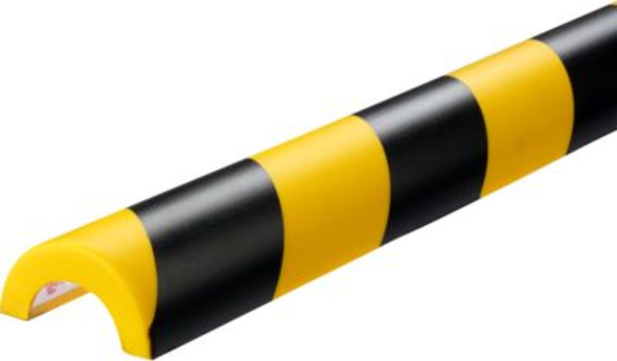 Durable Rohrschutzprofil P30 selbstklebend aus PU-Schaum für Innen- und Außenbereich, Schwarz/Gelb, L 1000 mm, für Rohre mit Durchmesser 20-40 mm - Bild 2