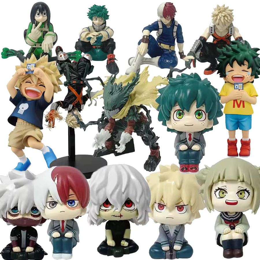 Bandai My Hero Academia Midoriya Izuku Bakugou Katsuki Ochaco Uraraka Q-Version, Einzelfigur - Bild 2