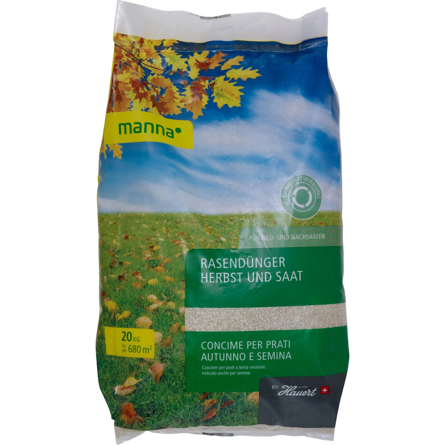 Manna Rasendünger Herbst und Saat granuliert 20 kg - Bild 2