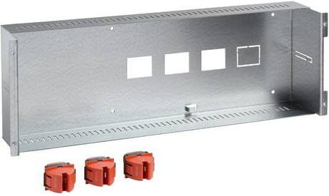 Schneider Electric PrismaSeT-P-OKKEN DECO Steckeinsatz fester Teil Motorabgang Farbe Silber Höhe: 4 Module - Bild 1