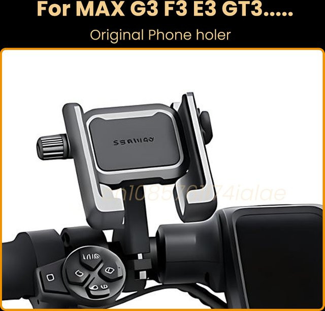 Ninebot Original Handyhalterung für Elektroroller MAX G3 F2 F3 E3 GT3 Pro in Schwarz - Bild 1
