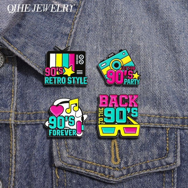 QIHE JEWELRY Emaille Pins, Unisex - Bild 1