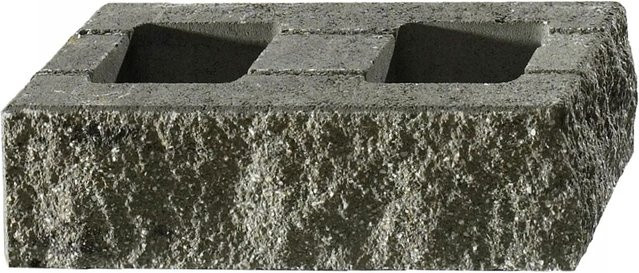 Kann Bruchsteinmauer Endelement Grau-Nuanciert B: 50 cm, T: 25 cm, H: 15 cm - Bild 1