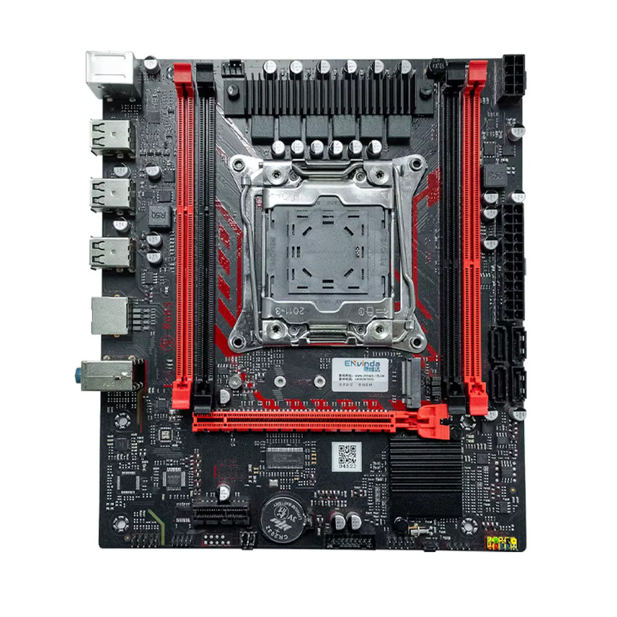 ENVINDA X99 Gaming Motherboard in Schwarz mit M.2 NVME und Dual Channel DDR3 Unterstützung für Xeon E5 LGA 2011-3 Prozessoren - Bild 2