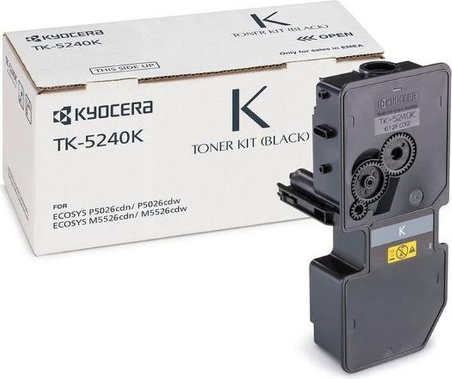 Kyocera TK-5240 Original Tonerkartusche Schwarz für ECOSYS M5526cdn, ECOSYS M5526cdwr, ECOSYS P5026cdn und ECOSYS P5026CDW - Bild 1