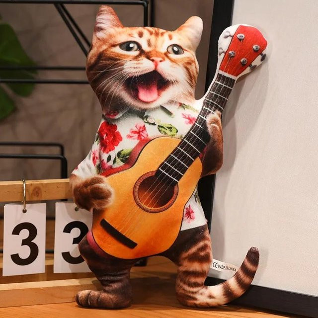 Kidsly Kreative Katze Plüschtier, Stofftier, 30cm, ab 14 Jahre - Bild 1