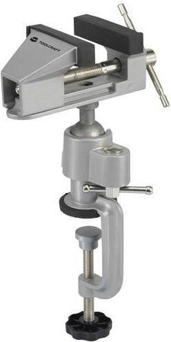TOOLCRAFT Schraubstock TO-7565019 in Silber mit einer Backenbreite von 78 mm und einer maximalen Spannweite von 50 mm - Bild 1