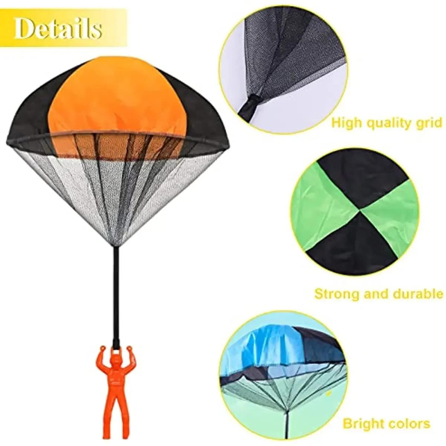Airun Outdoor-Kinderspielzeug mit Fallschirm Mini-Soldaten rot 3-6 Jahre - Bild 3