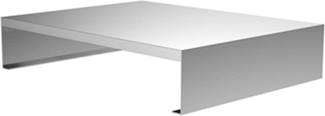 Aimo Herdabdeckung aus Edelstahl als zusätzliche Arbeitsfläche in Kaffeebraun und Silber - Bild 1
