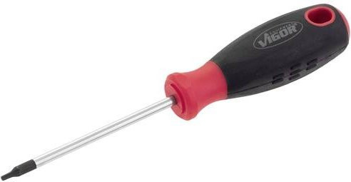 Vigour TX-Schraubendreher V4420 mit T 7 Profil in Rot - Bild 1