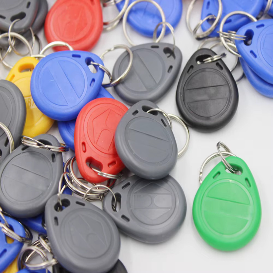 100 Stück RFID-Tags von LUCKING DOOR als kopierbare und wiederbeschreibbare Proximity-ID-Token in Schwarz und Multicolour - Bild 2