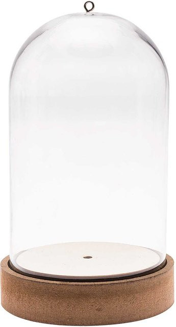 Rico Design Dekohaube mit Sockel aus Acryl und MDF, Größe L, Breite: 10 cm, Höhe: 20 cm - Bild 1