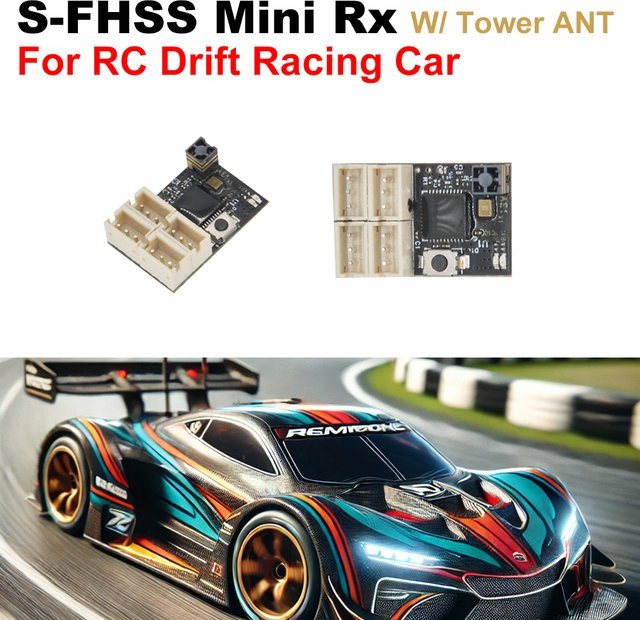 FUTABA SFHSS HV Mini Drift Auto Kompatibler Empfänger MR4SM, Zubehör - Bild 1