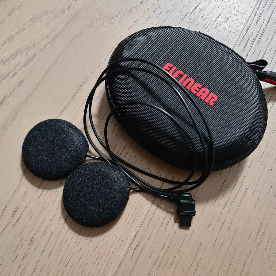 ELFINEAR Helmlautsprecher-Upgrade für Sena 30K, 20S und 50S mit 40-mm-Einheiten in Schwarz für verbesserte Gesangsklarität und Lautstärke - Bild 4