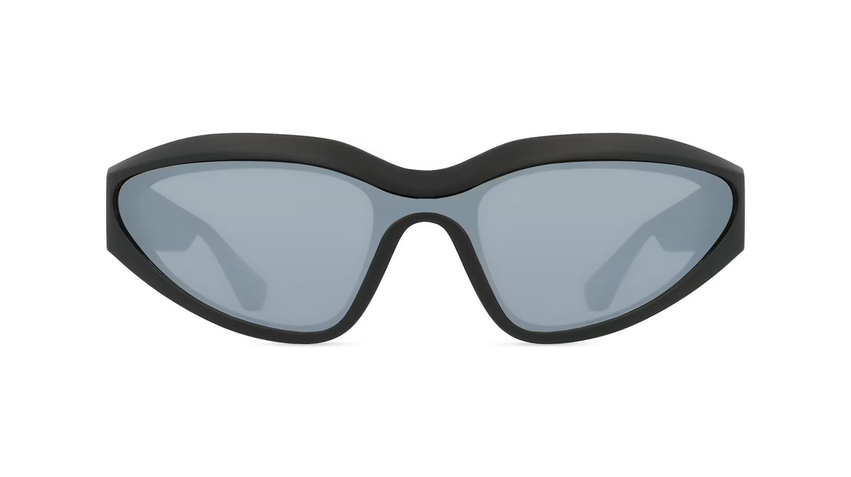 Karl Lagerfeld KL6128S Sonnenbrille, Vollrand, Quadratisch, Unisex, Schwarz, Grau, Kunststoff - Bild 1