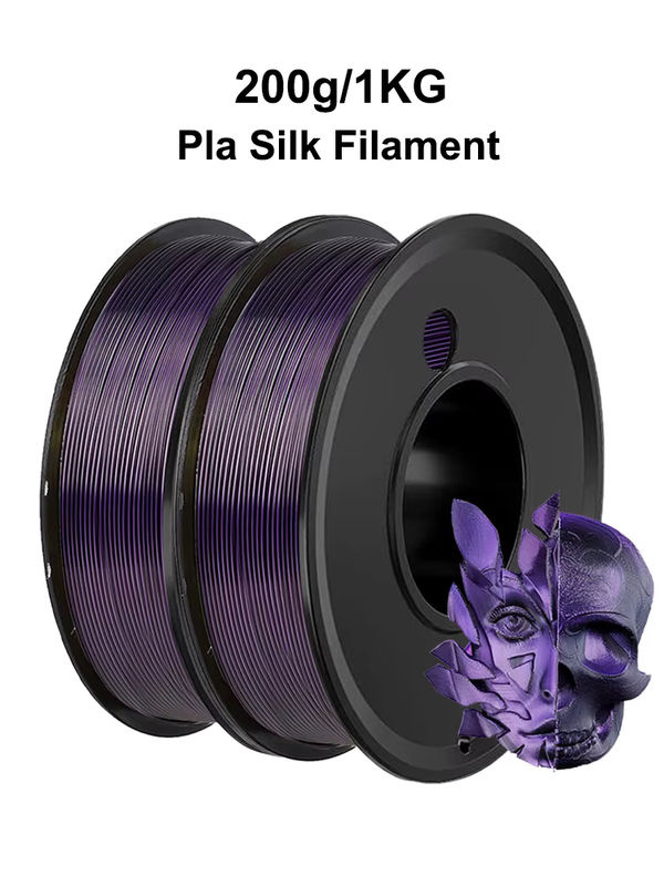 3D Maliang PLA Seide Filament Zweifarbig Schwarz Lila 1,75mm für FDM 3D-Drucker - Bild 6