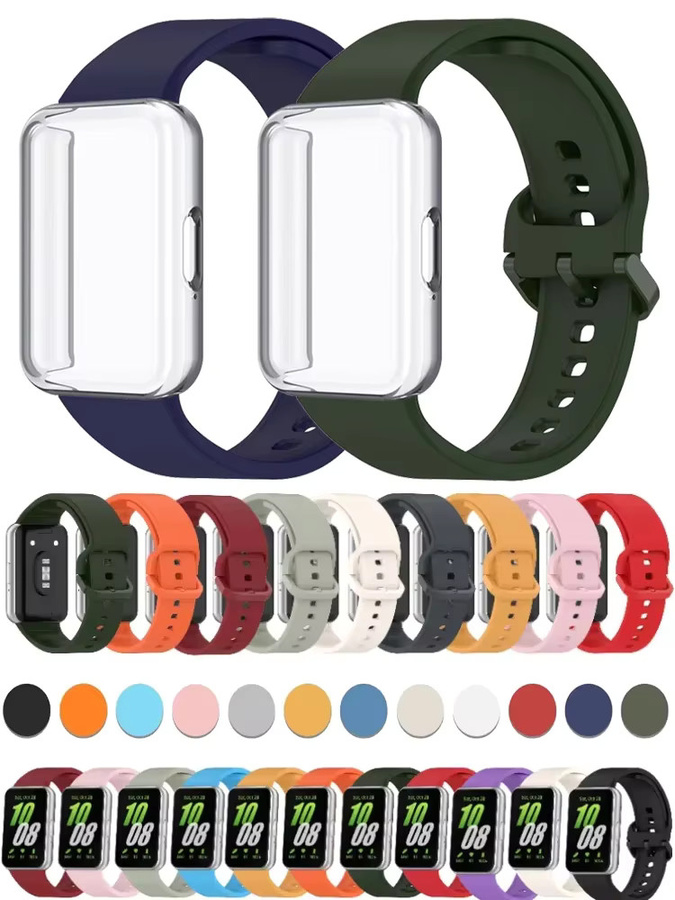 Samsung Galaxy Fit 3 Uhrenarmband, Silikon, Schwarz - Bild 6