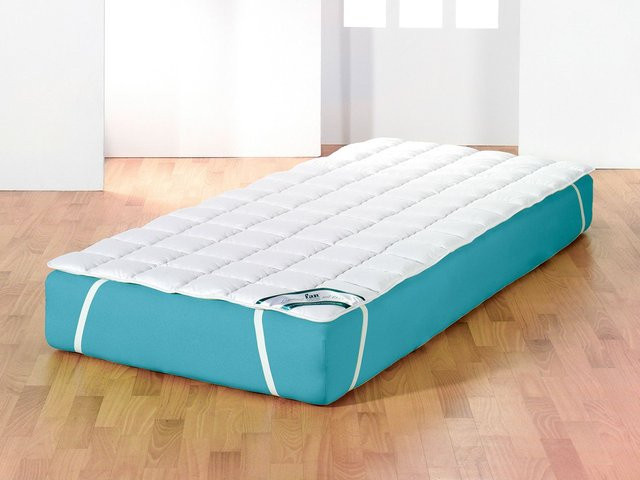 f.a.n. frankenstolz Medisan Matratzenauflage mit Hohlfaserfüllung aus Baumwolle und Polyester, B: 90 cm, L: 200 cm - Bild 1
