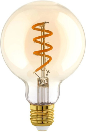 Eglo LED Leuchtmittel E27 Globeform in Transparent, 4 W, 2000 K, dimmbar