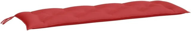 vidaXL Gartenbank-Auflage aus Oxford-Gewebe in Rot, B: 150 cm, T: 50 cm, H: 7 cm - Bild 1