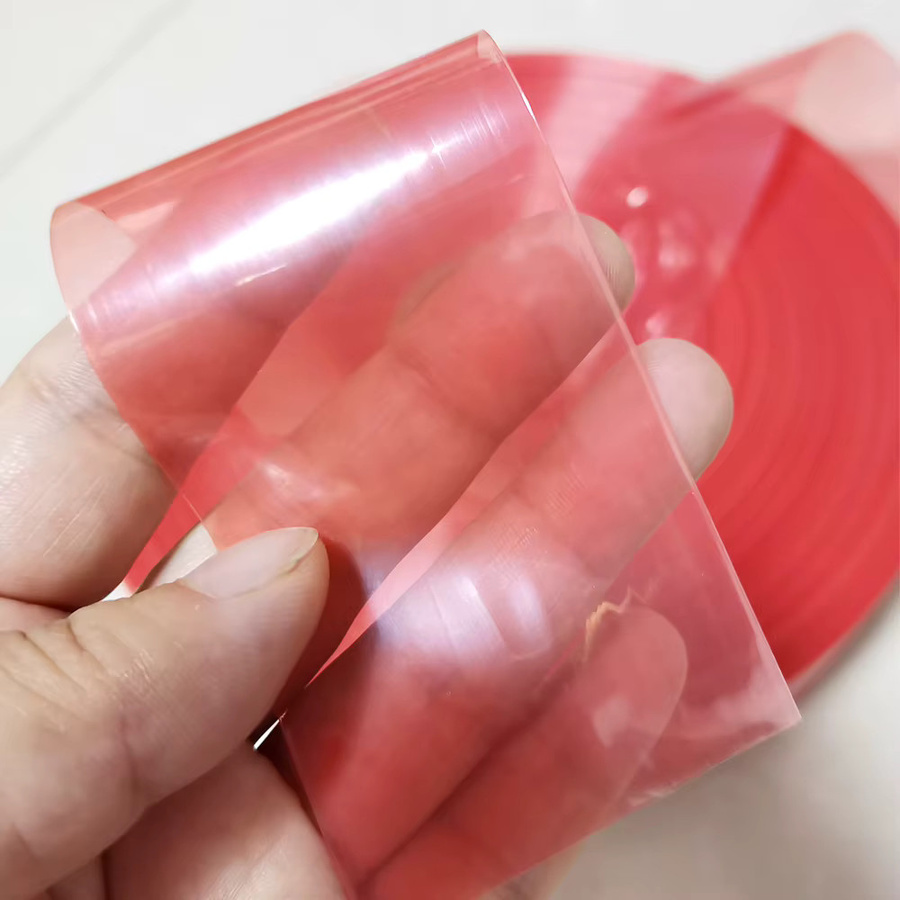 SAFEBET Kunststoff-Wursthüllen Transparent Rot, Breite: 50 mm - Bild 4