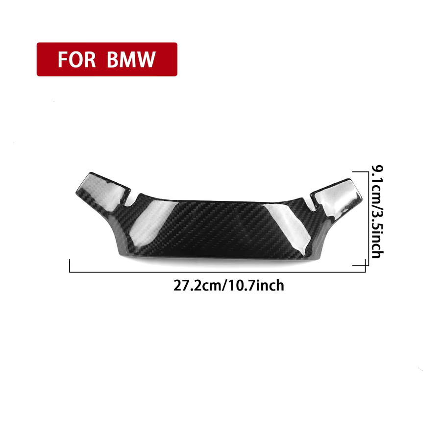 RRX CARBON Lenkrad Panel Abdeckung aus echtem Carbon in Schwarz für BMW X3M F97, X4M F98, X5M F95 und X6M F96 - Bild 3