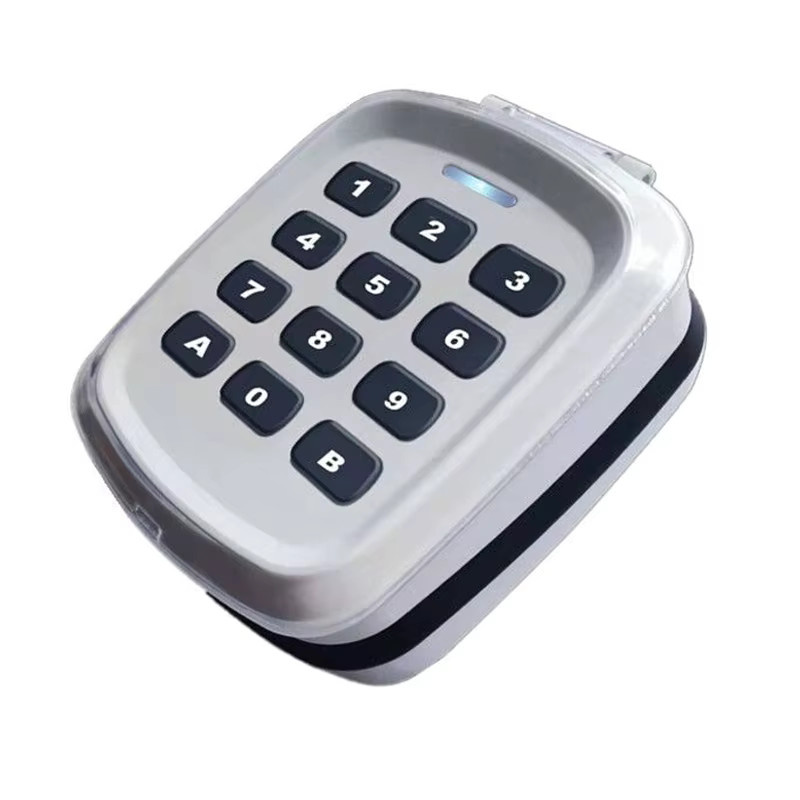 Universelle Multifrequenz-Garagenfernbedienung als kabellose Tastatur in Weiß, 280–868 MHz - Bild 2