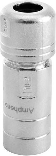 Amphenol RT0L-12CG-S2 Rundstecker Kabelklemme Serie RT360 in Silber - Bild 1
