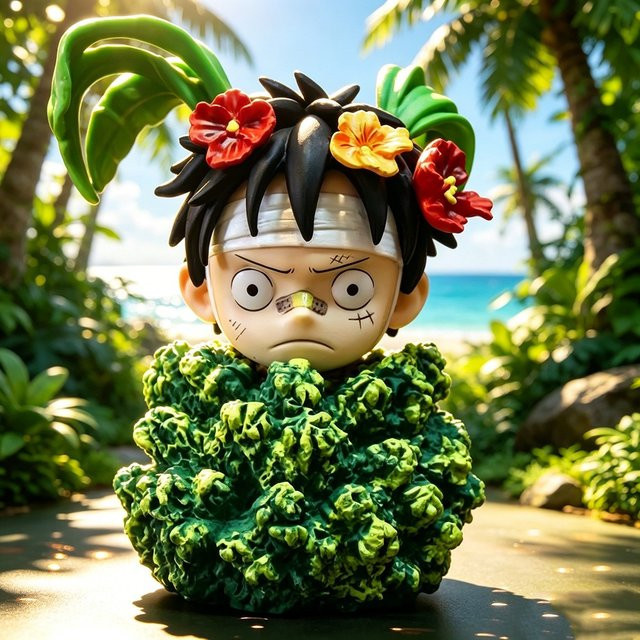Bandai One Piece Luffy, Actionfigur, 12cm, Kunststoff - Bild 1