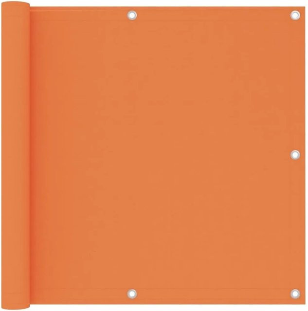 vidaXL Balkon-Sichtschutz aus Oxford-Gewebe mit PU-Beschichtung, Orange, Breite: 90 cm, Länge: 400 cm - Bild 1