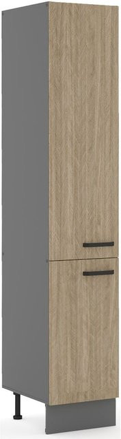 SCANDI Hochschrank mit Fischgrät-Design für deine Einbauküche, Breite: 40 cm - Bild 1
