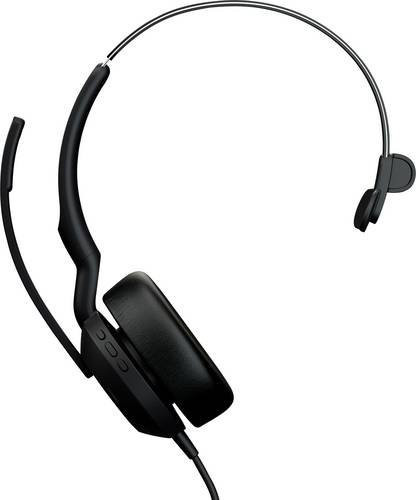 Jabra Evolve2 50 MS monaural On-Ear Headset mit USB-C und Bluetooth in Schwarz - Bild 2