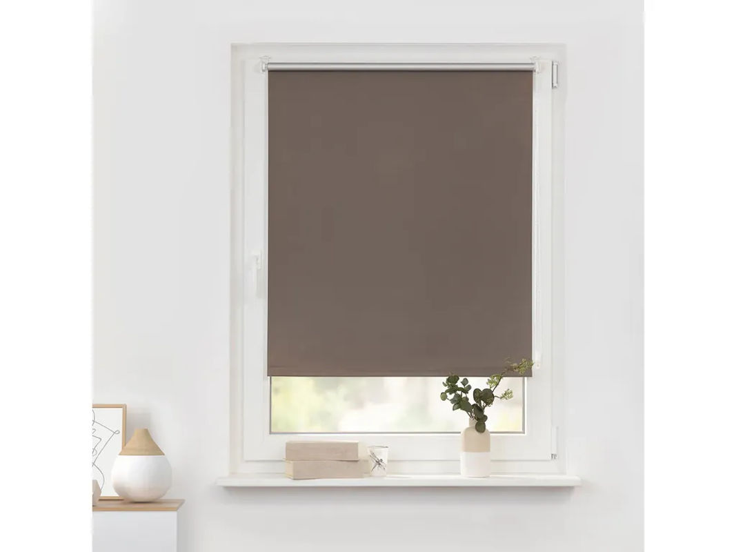 Lichtblick Thermo-Rollo Klemmfix, Taupe Grau, B: 65 cm, H: 150 cm - Bild 2