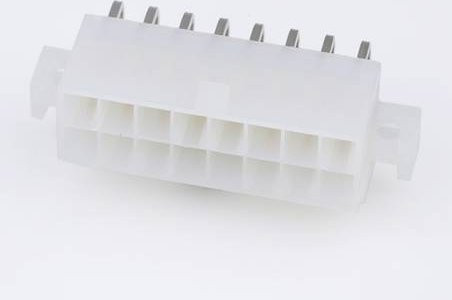 Molex Einbau-Buchsenleiste Standard in Weiß mit 16 Polen - Bild 1