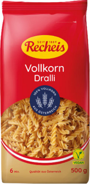 RECHEIS Vollkorn Dralli Spiralen 550 g - Bild 1