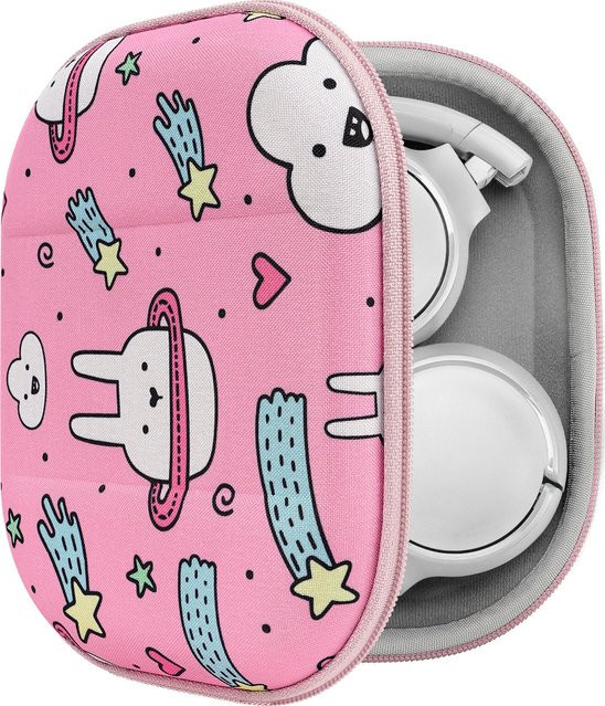 Geekria Shield Hartschalen-Reisetasche für On-Ear-Kopfhörer, kompatibel mit JBL Tune 510BT, 660NC, 560BT und 500BT, Farbe: Pink - Bild 1