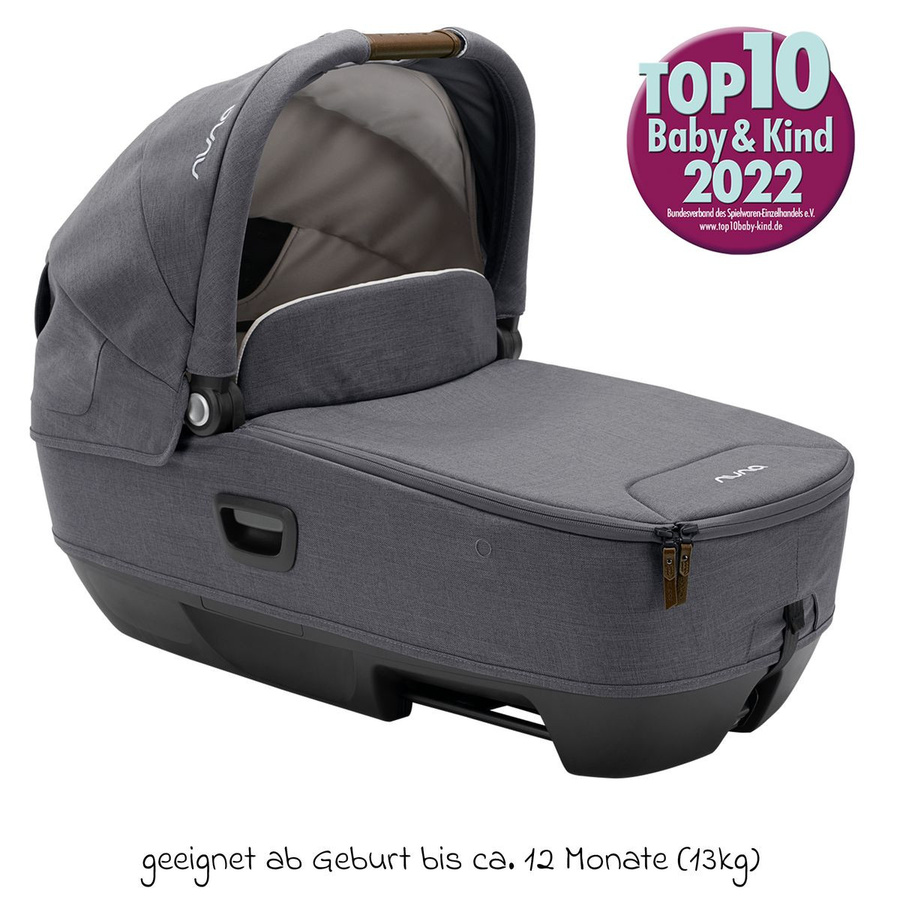 Nuna Babywanne CARI next für Auto und Kinderwagen, Farbe: Granite/Grau - Bild 6