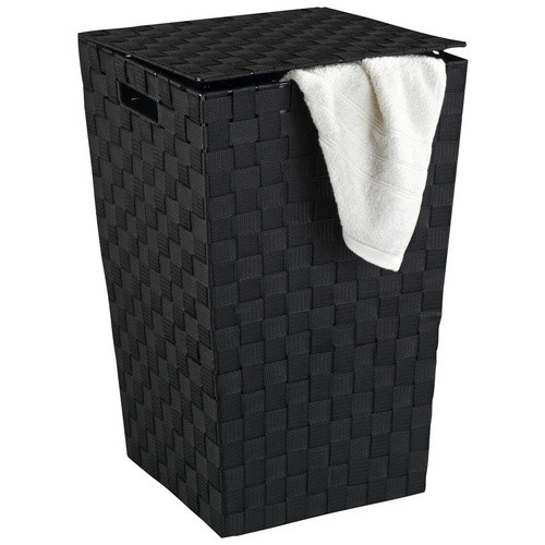 Wenko Wäschetruhe Adria Square Schwarz B/H/T: 33 x 53 x 33 cm - Bild 2