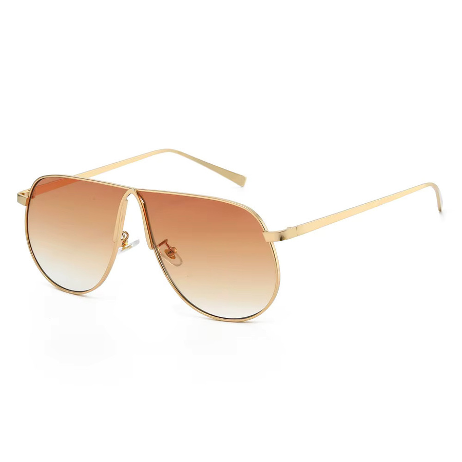 Salutami Sonnenbrille, Vollrand, Rosa, Damen, Metall, Übergroße Farbverlauf-Sonnenbrille - Bild 5