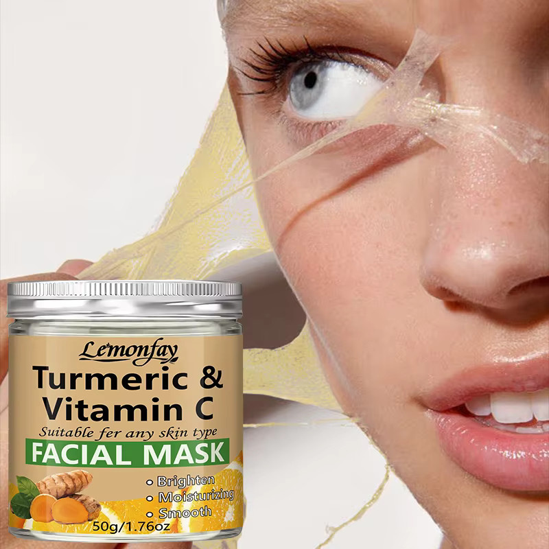 Lemonfay Kurkuma & Vitamin C Gesichtsmaske, 50g, Alle Hauttypen - Bild 2