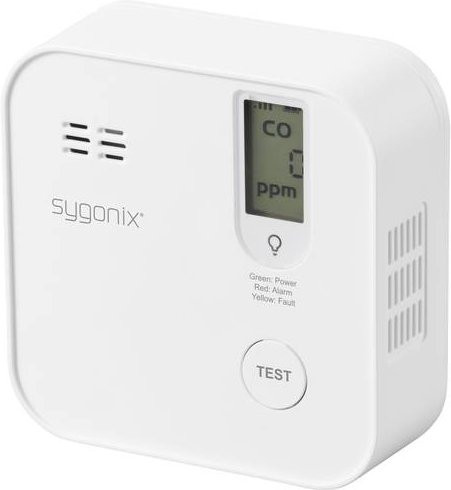 Sygonix Kohlenmonoxid-Melder Set mit App-Steuerung, batteriebetrieben, Farbe: Weiß - Bild 1