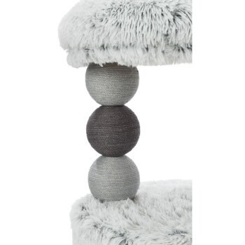 TRIXIE Kratzbaum Harvey in Grau mit Höhle und Textilbezug, Höhe: 73 cm - Bild 2