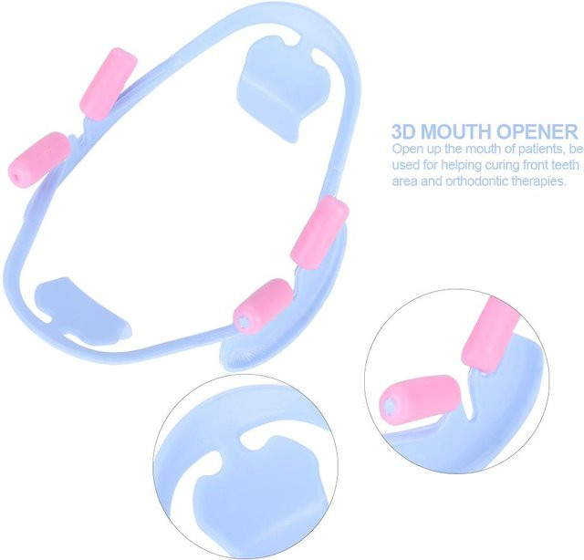 CosyHome Einweg-3D-Mundöffner, Wangenhalter, L, Blau pink - Bild 1